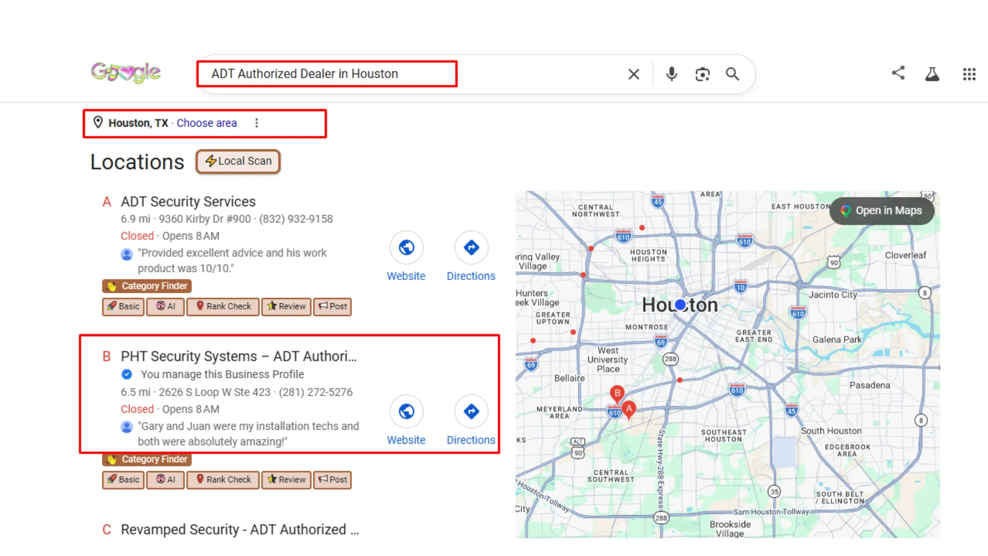 Content optimization and schema markup project by Inclivo