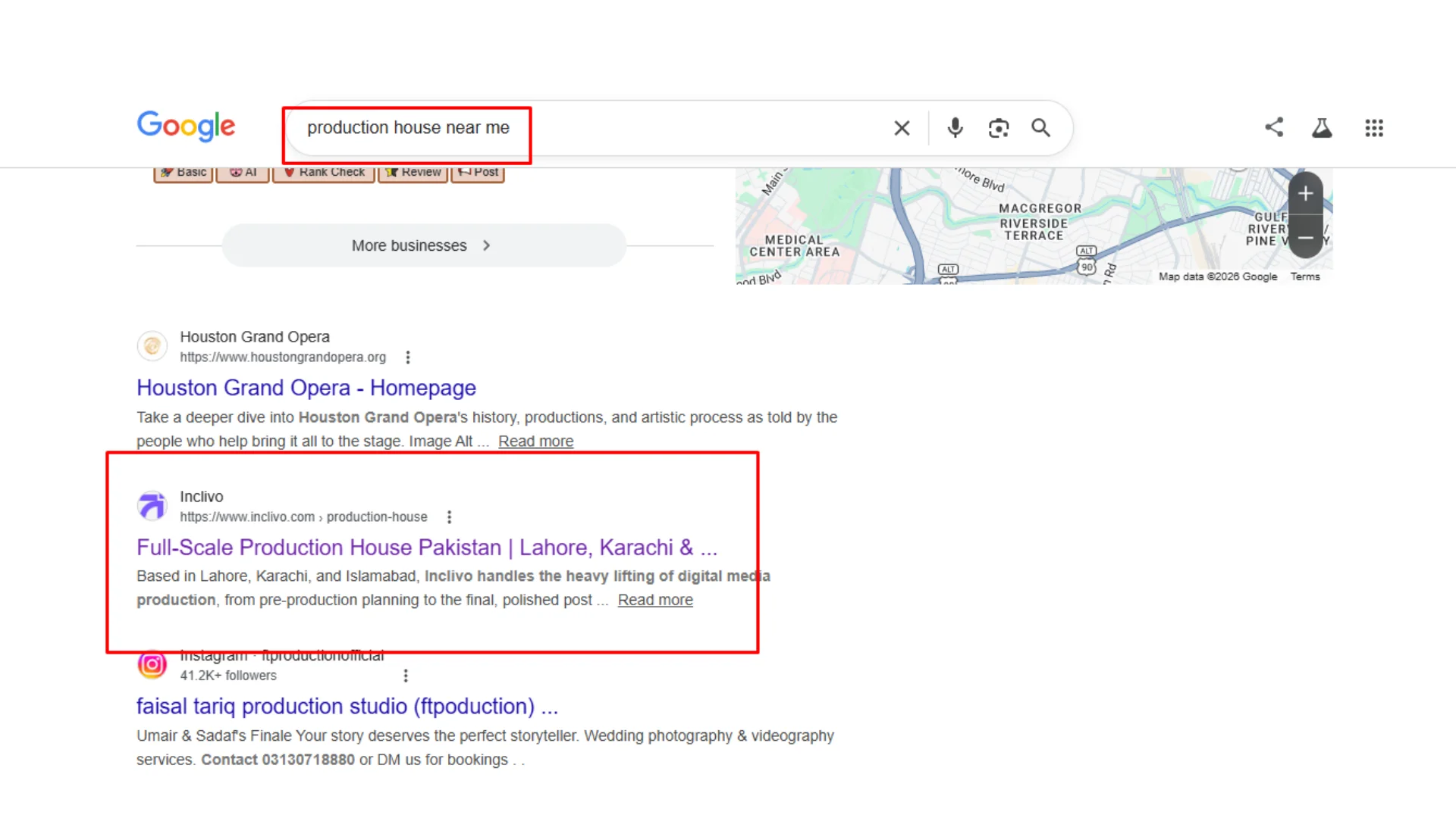 SEO audit and strategy development by Inclivo